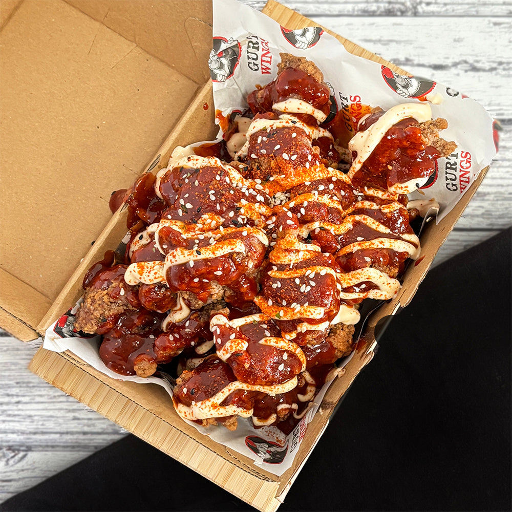 gurt wings korean ketchup popcorn